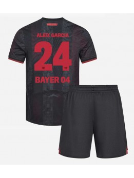 Otroški Nogometna dresi replika Bayer Leverkusen Aleix Garcia #24 Domači 2025-26 Kratek rokav (+ hlače)